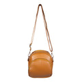 Multi-Tone Compact Dual-Zip Mini Shoulder Bag with Adjustable Strap
