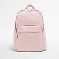 Pastel Pink Featherlight Multi-Pocket Backpack with Trolley Sleeve and Laptop Compartment